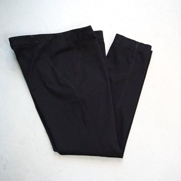 Brunello Cucinelli Crop Leggings Black Pants Size 8 Made In Italy - Picture 7 of 13